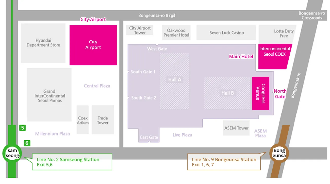 Map near COEX