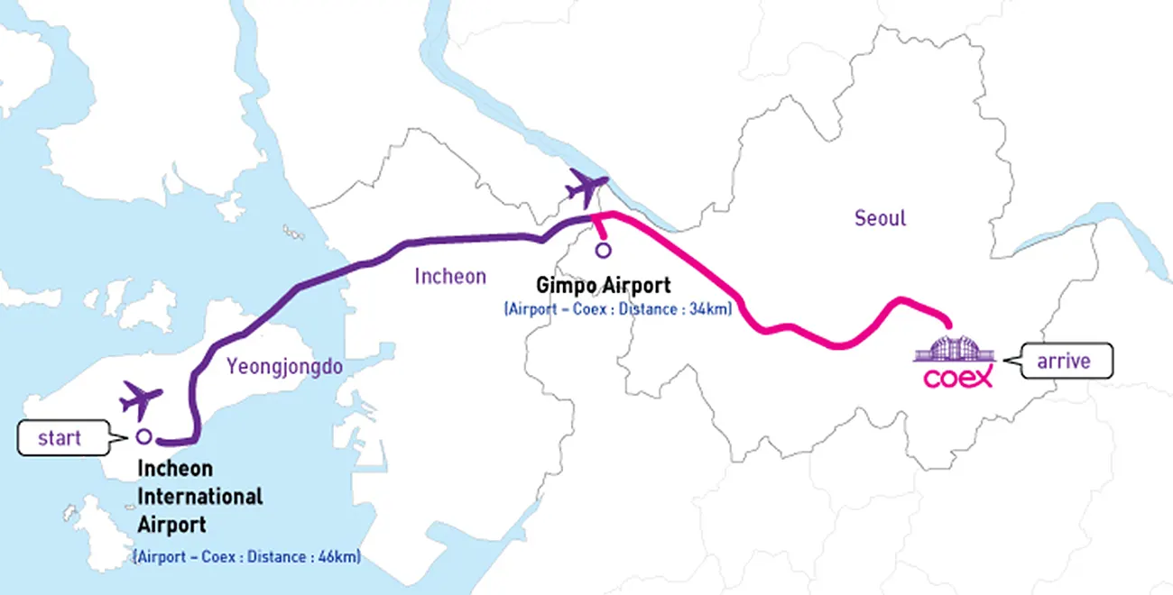 How to get to Coex